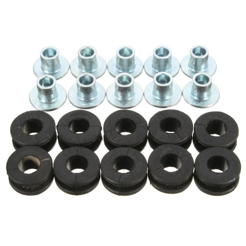 Ppy 10 Cái Bền Xe Máy Cao Su Grommets Bộ Đệm Bu Lông Các Loại Bộ