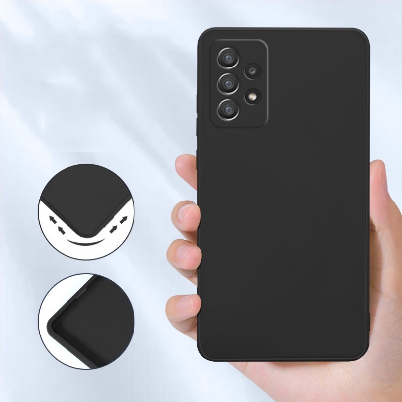 Ốp Điện Thoại TPU Dẻo Vuông Màu Kẹo Ngọt Tươi Tắn Đơn Giản Cho Samsung Galaxy A14 A04e A54 A34 A04 A04S M13 5G