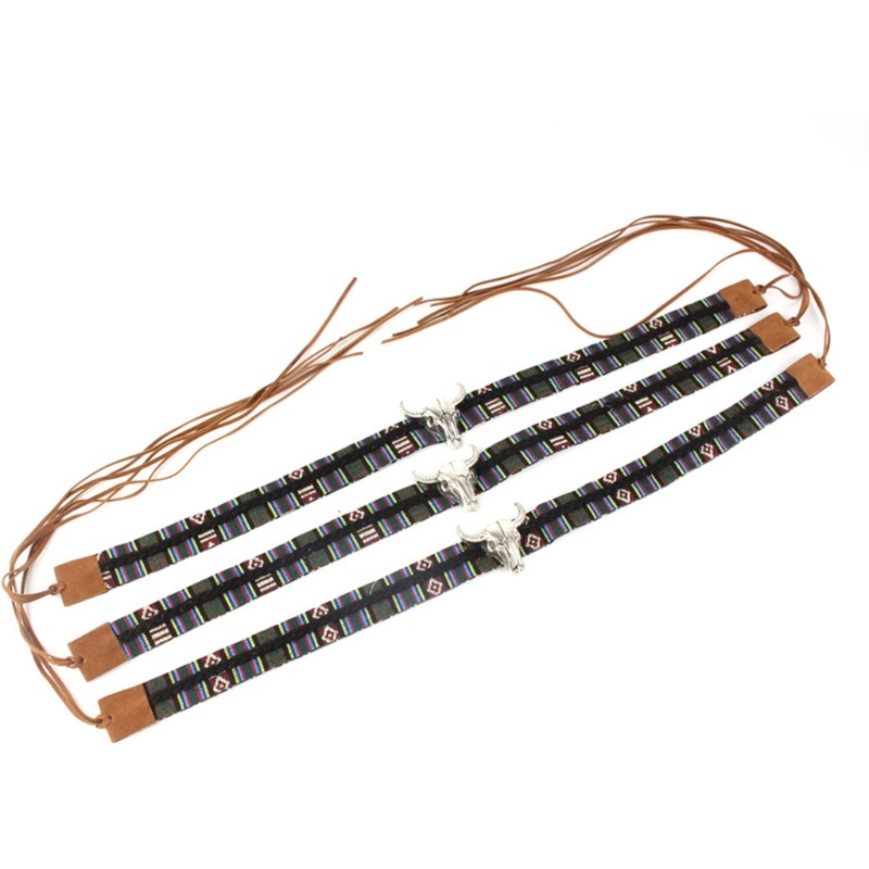HSV Đai Mũ Phương Tây DIY Phương Tây Đính Hạt Hatband Mũ Cao Bồi Ban Nhạc Người Mỹ Bản Địa Mũ Ban Nhạc DIY Mũ Ban Nhạc Mexico Mũ Ba