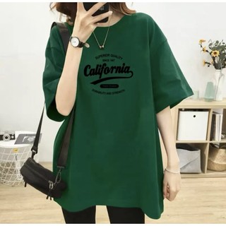 Áo thun phông 3158 nữ nam unisex tay lỡ form to rộng dấu quần chất liệu cotton KONOVA in chữ CALIFORNIA
