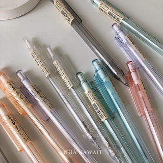 Bút chì bấm DOMI AUTO-PENCIL nhiều màu trong suốt ngòi 0.5mm