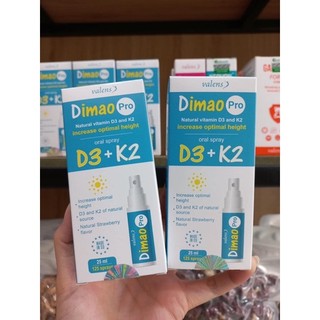 VitaminD3K2 Dimao Pro dạng xịt, tăng cường hấp thu canxi, vitamin d3 k2 (Lọ 25ml)