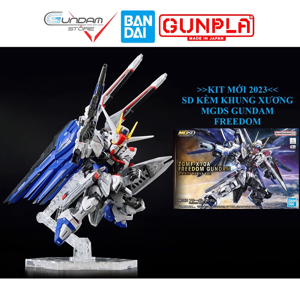 Mô Hình Gundam MGSD FREEDOM ZGMF-X10A Bandai Master Grade SD Đồ Chơi ...