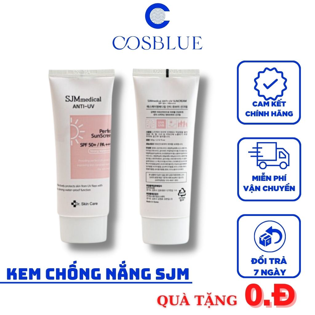 Kem Chống Nắng SJM Medical Anti UV SPF 50 /PA+++ Hàn Quốc - cosblue 60g
