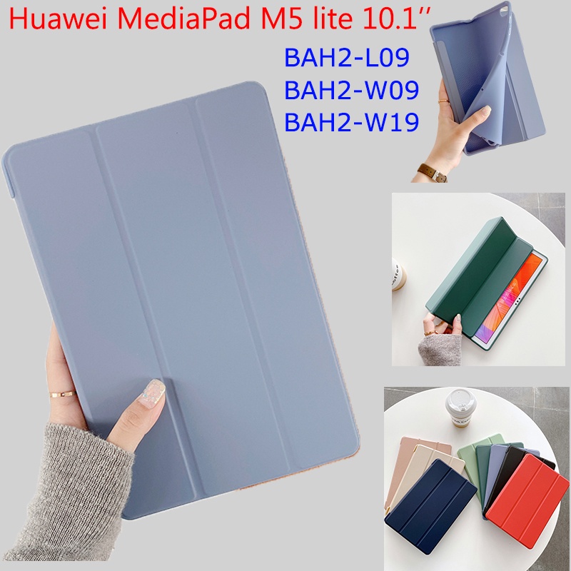 Da PU Gấp Đứng Dành Cho Huawei MediaPad M5 Lite 10.1 '' BAH2-L09 BAH2 ...