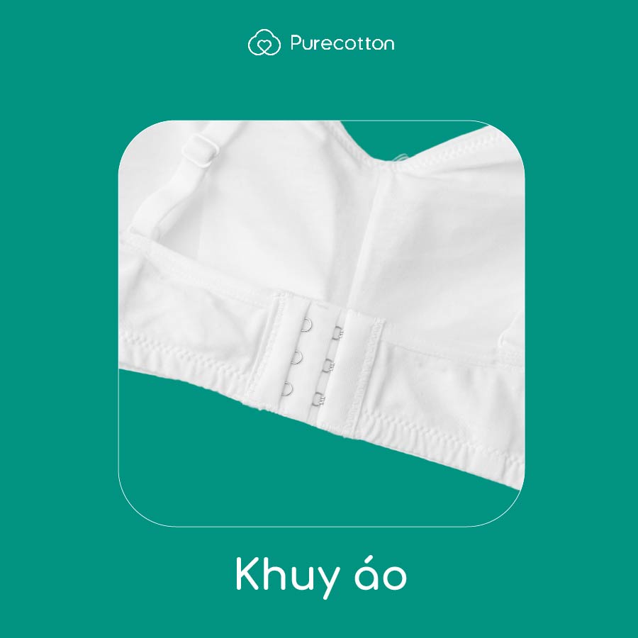Ảnh Áo lót bé gái Purecotton chất liệu cotton cao cấp kiểu dáng cài khuy có đệm AL23 New Cat PC112 2