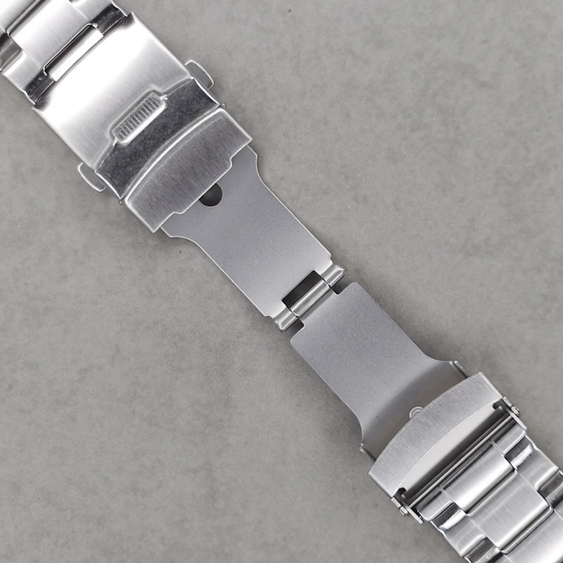 Dây đeo đồng hồ bằng thép không gỉ bán rắn 20mm 22mm Dây đeo đồng hồ cho SEIKO DIver Lặn Skx007 Vòng tay nam nữ Bạc Flat End Dây đeo đồng hồ đeo tay Dây đeo cổ tay Vàng đen Bạc