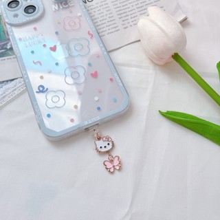 Nút Cắm Chống Bụi Cho Cổng Sạc Điện Thoại Di Động diy Hình Thỏ / Mèo / Cầu Vồng / Hoa Chống Bụi