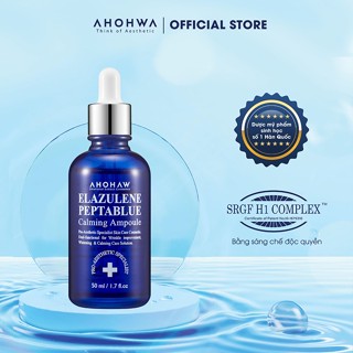 Tinh chất trẻ hóa tế bào sinh học Ahohwa Elazulene Peptablue Calming Ampoule (50 ml – 150 ml)