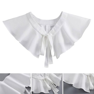 [Vận chuyển nhanh] Áo sơ mi THEHOMECO Cổ giả cổ điển bằng vải Cotton cổ điển có thể tháo rời