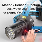 SmilingShark TD2003 đèn pin đội đầu led Siêu Sáng 10000Lm Chống Thấm Nước Kèm Sạc USB Tiện Dụng Cho Người Lớn / Săn Bắt / Cắm Trại — ảnh 4