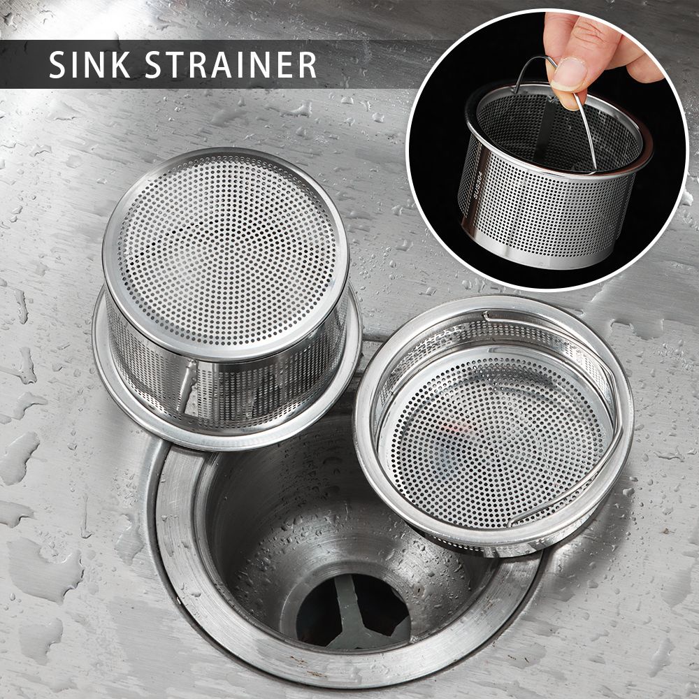 Dụng Cụ Lọc Rác Bồn Rửa Chén Bằng Thép Không Gỉ