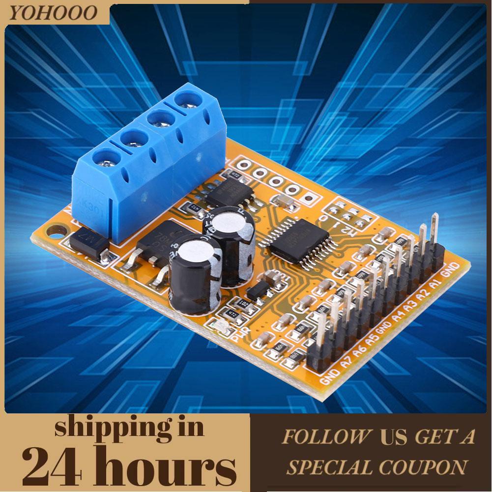 Voltage Analog Collector 8-24V R4AVA07 7 Channel RS485 ADC