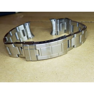 Cho 20 Mm Vintage Submariner Bạc Chắc Chắn Đường Cong Cuối Thép ROLEX Nước Xanh Ma Đồng Hồ Vòng Tay