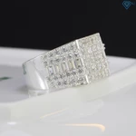 Nhẫn nam bạc bản vuông đính đá NNA0367 - Trang Sức TNJ — ảnh 6