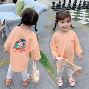 áo chùm mông kèm quần legging cho bé gái 10-20kg, bộ hè cho bé gái cute