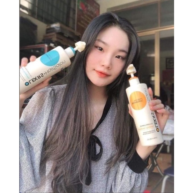 Cặp dầu gội xả Olexrs Hair Salon Argan Oil Collagen Kích thích mọc tóc, phục hồi tóc hư tổn 500 & 960ml - PhuongAnHouse