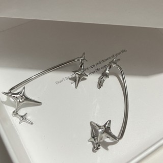 Fine Star Ear Cuff Wrap Non-Piercing Dangle Bông Tai Sụn Leo Bông Tai Trang Sức Thời Trang Sinh Nhật Cho Nữ Cô Gái