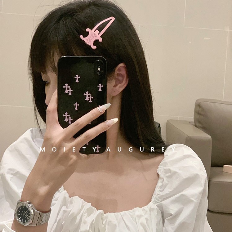 Kẹp Tóc Mái Nhiều Màu Phong Cách Retro Cho Nữ