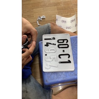 decal phản quang 3M cắt dán biển số