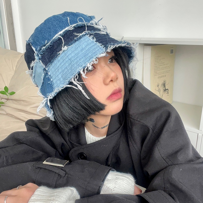 Nón Bucket Chất Liệu Denim Phong Cách Retro Cho Nữ | Shopee Việt Nam