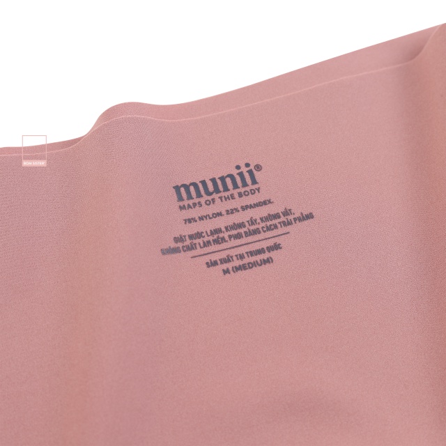 Ảnh Quần lót nữ su đúc cắt viền màu trơn đáy hai lớp cotton, không đường may BOM SISTER MUQ0310 3