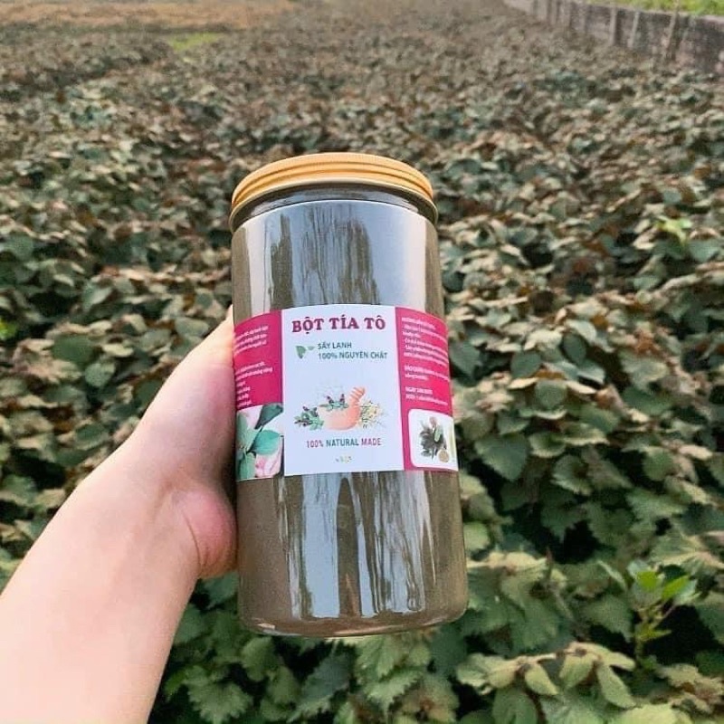 Bột Tía tô nguyên chất sấy lạnh - Hộp 500gr