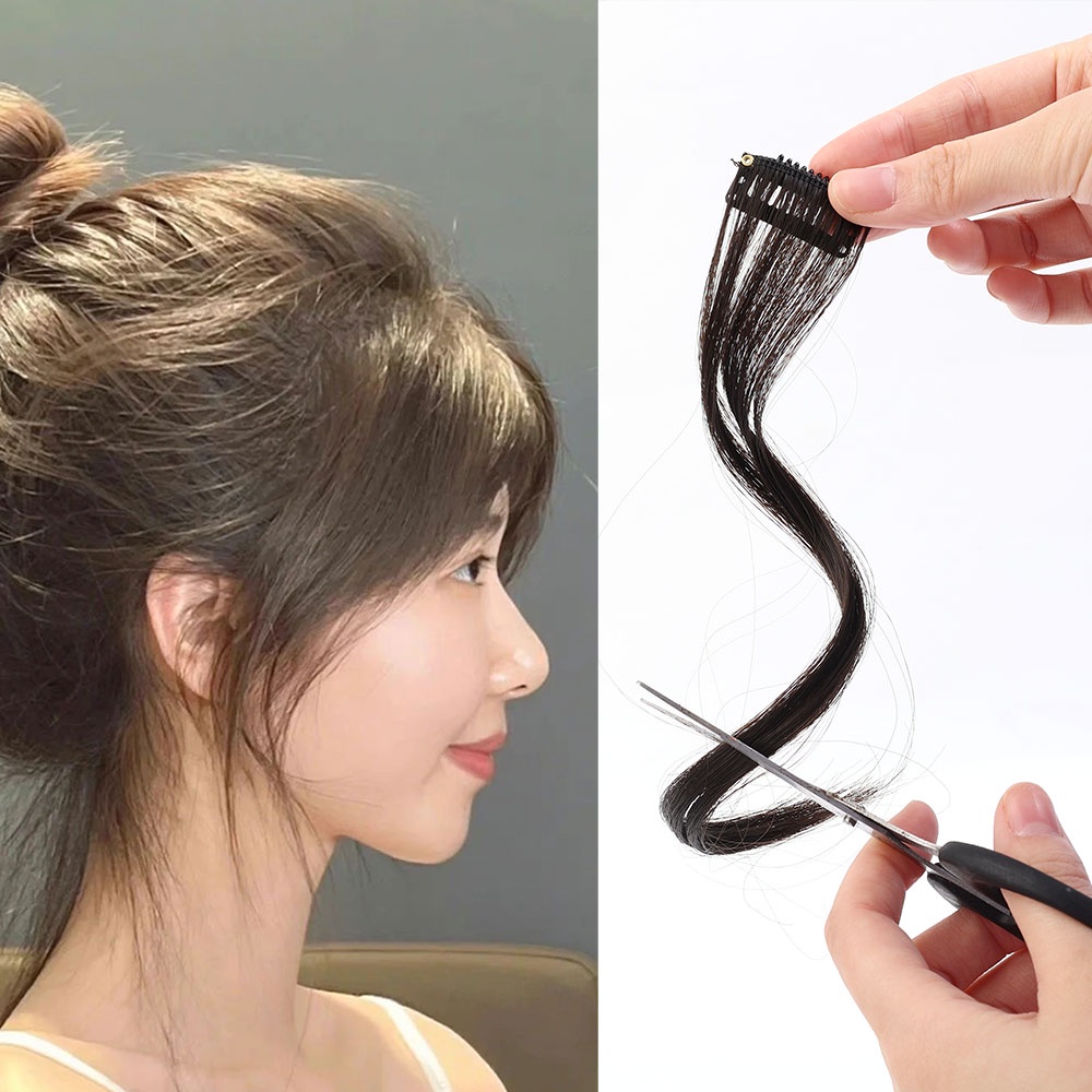 Bộ Tóc Giả 3 Màu Nâu Đen Kiểu Pháp Cho Nữ