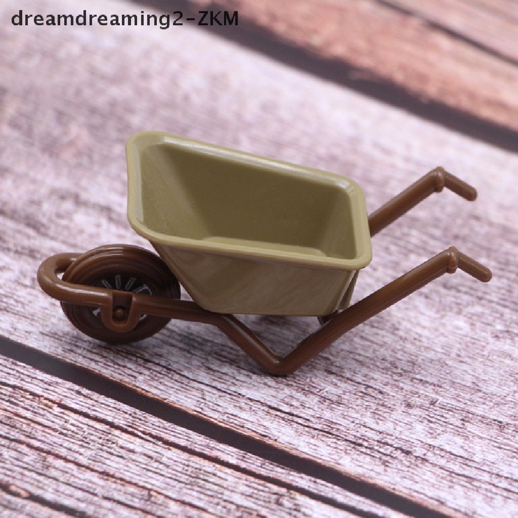 [dreamdreaming] 1Pc 1: 12 Nhà Búp Bê Xe Đẩy Xe Kéo Công Cụ Trang Trại Mô Hình Trang Trí Nội Thất Sân Vườn [zkm]
