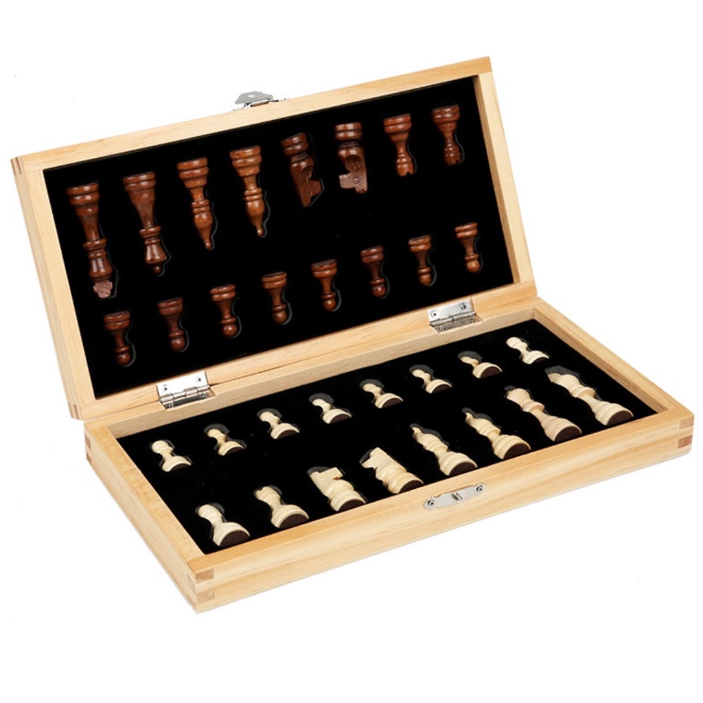 Ảnh Bộ Cờ Vua Nam Châm Bằng Gỗ Size Nhỏ 29*29*2.5cm Cao Cấp, An Toàn Chính Hãng Amalife 3