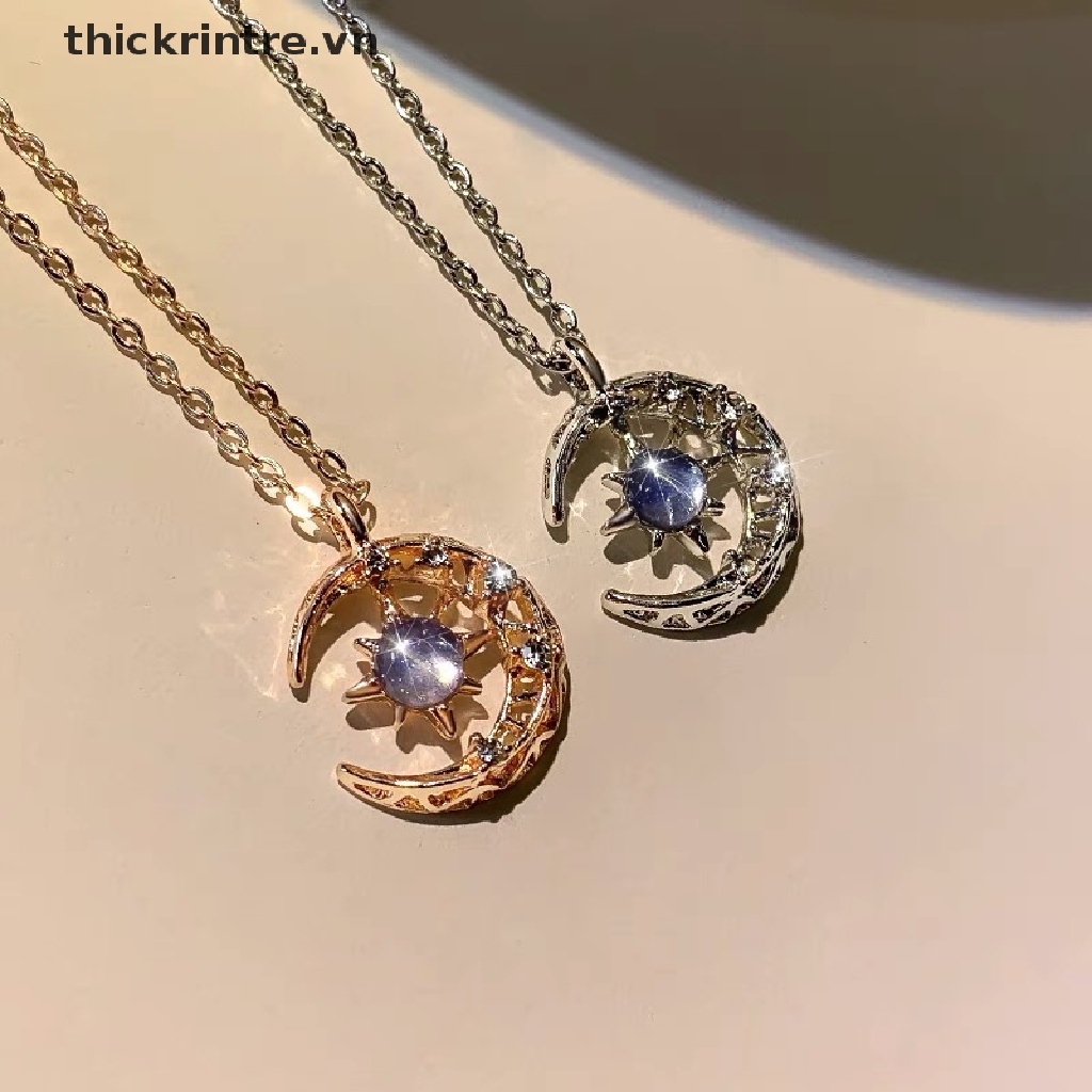 Vòng cổ Mặt Hình Ngôi Sao Và Mặt Trăng Thời Trang Dành Cho Nữ