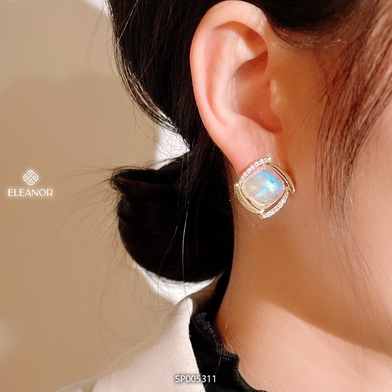 Bông tai nữ chuôi bạc 925 Eleanor Accessories ngọc trai nhân tạo phụ kiện trang sức khuyên tai 5311