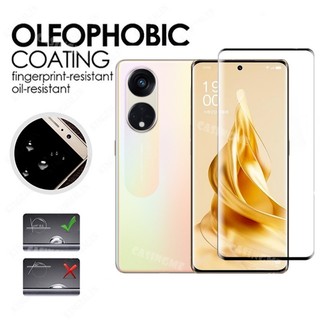 Oppo Reno 14F 5G 3D Kính Cường Lực Cong Cho Oppo Reno 14 13 14Pro 13F Reno13 Reno14 8T 8Z 8 Reno8Z Reno8 Reno8T 4G 5G Bảo Vệ Toàn Diện Kính HD Bảo Vệ Màn Hình Phim Trước