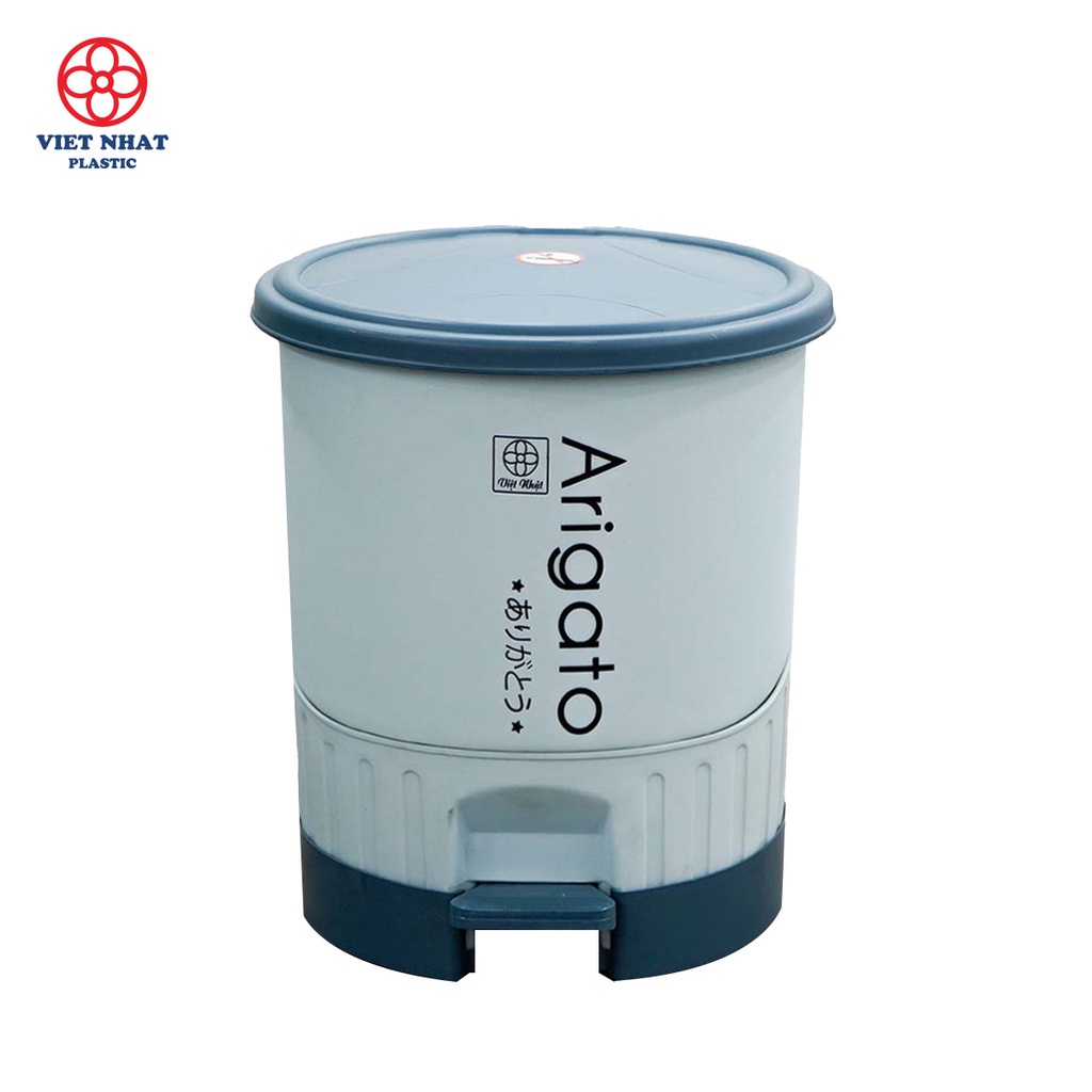 Thùng (Bật) rác nhựa đạp chân thông minh 8.5Lít Nhựa Việt Nhật Cao Cấp 8022 AMIZIN