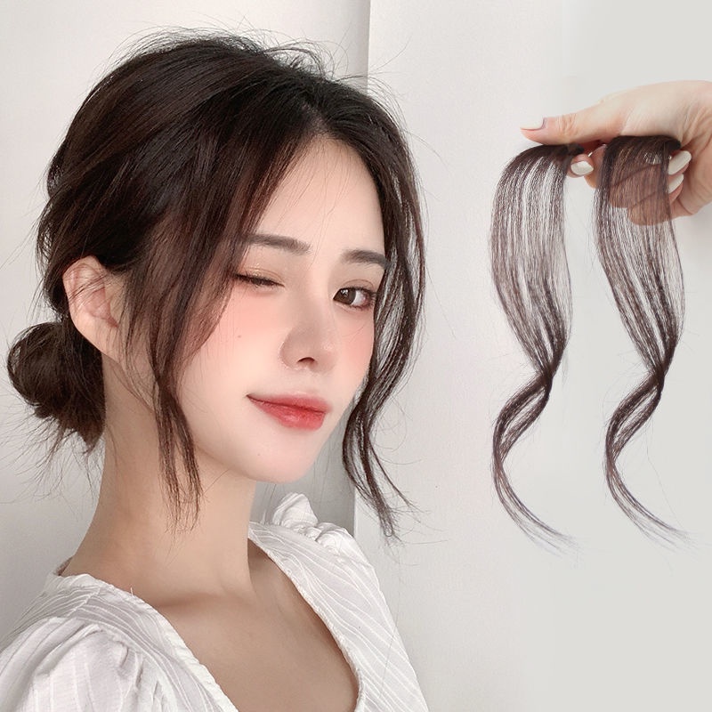 Bộ Tóc Giả Bằng Lụa Chịu Nhiệt Độ Cao Màu Đen Lâu Trôi Kèm Kẹp Giữa Bộ ...