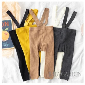Quần Legging Lưng Cao Co Giãn Màu Sắc Đơn Giản Dành Cho Bé 0-2 Tuổi