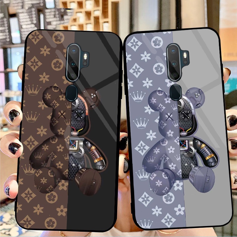 Yoedge 2 Cover Natalizie Per OPPO A5 2020 / A9 2020 | Custodia Morbida In Silicone Trasparente Con Albero Di Natale | Regalo Donna