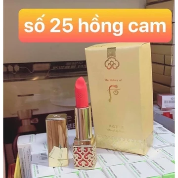 SON WHOO MÀU 25 Hồng cam