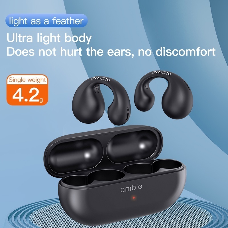 Ambie Tai Nghe Bluetooth Kh Ng D Y Tws D Ng K P V Nh Tai Phong C Ch Th Thao Shopee Vi T Nam