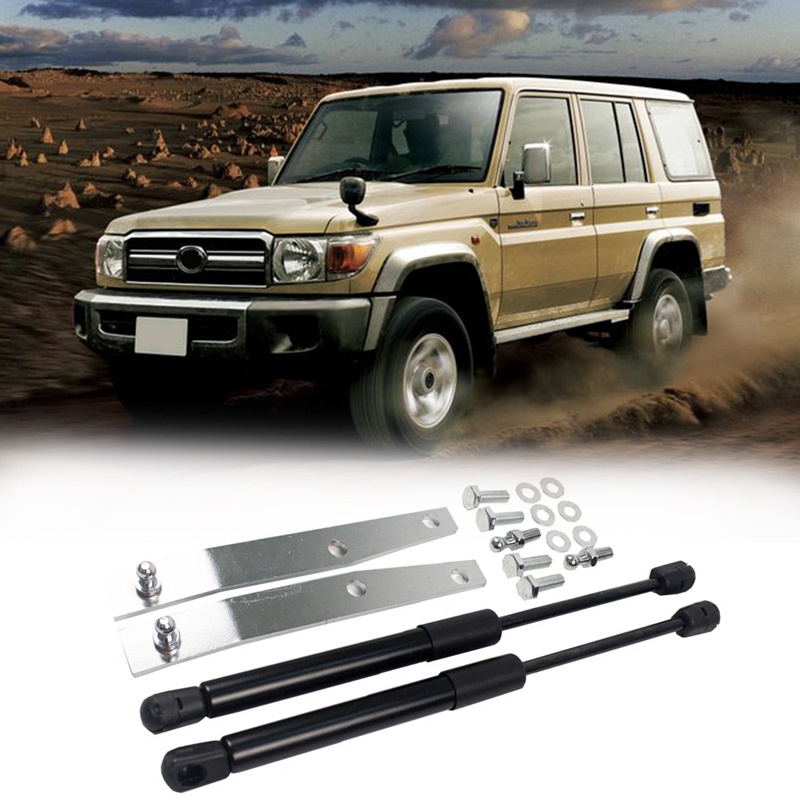 Xe Phía Trước Bonnet Hood Khí Chống Giảm Chấn Bộ Chuyển Đổi Cho Xe Toyota Land Cruiser 70 Series LC70 LC75 LC76 LC78 LC79