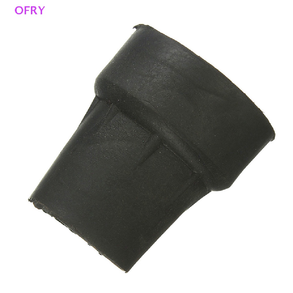 OF 1x Walking Stick Cane Crutch Pad Rubber Heavy Duty Metal Ferrule End