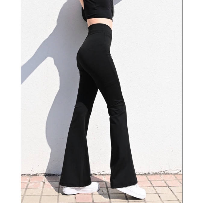 Slimmer Quần Legging Thể Thao Lưng Cao Dáng Ôm Cổ Chữ V Thiết Kế Chéo Eo Quyến Rũ Phong Cách Âu Mỹ