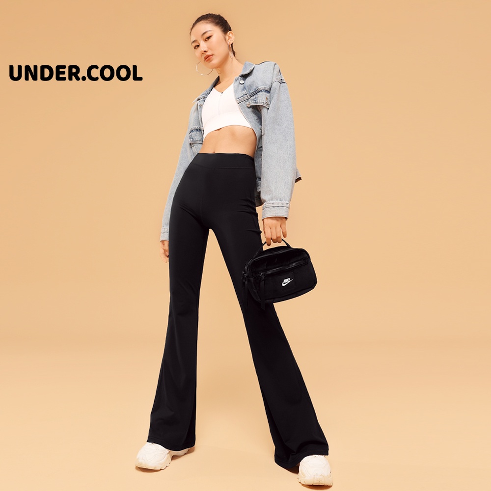 Quần legging ống loe dài tập yoga UNDERCOOL Legging Ống Loe Cạp Cao nâng mông Dài umi bigsize QD05