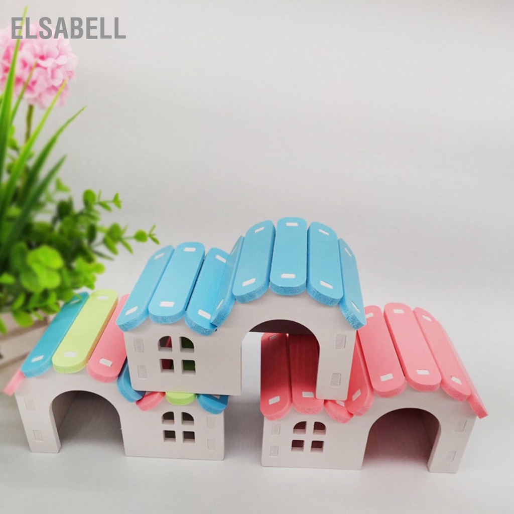 Elsabell. Đồ chơi gỗ ép cho Hamster Tổng hợp nhà ngủ gỗ lắp ráp cho ...