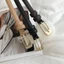 VVDZA Khóa kim loại Thắt lưng Thiết kế sang trọng Dây thắt lưng mỏng cổ điển thông thường