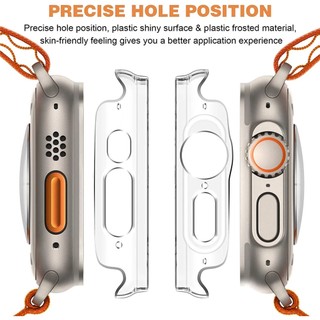 Ốp TPU MềM Trong SuốT BảO Vệ Cho ĐồNg Hồ Apple Watch Ultra 49mm iWatch Series 8 41mm 45mm