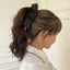 DELMER Phong Cách Hàn Quốc Kẹp Tóc Ruy Băng Satin Nơ Kẹp Dọc Wome Vuốt Tóc Vintage Dễ Thương Retro Chuối Kẹp