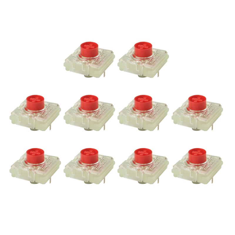 Camp Low-Profile Cherry MX Red Switch Set - 10 Cái cho LP Low Profile Backlit Keyswitc
