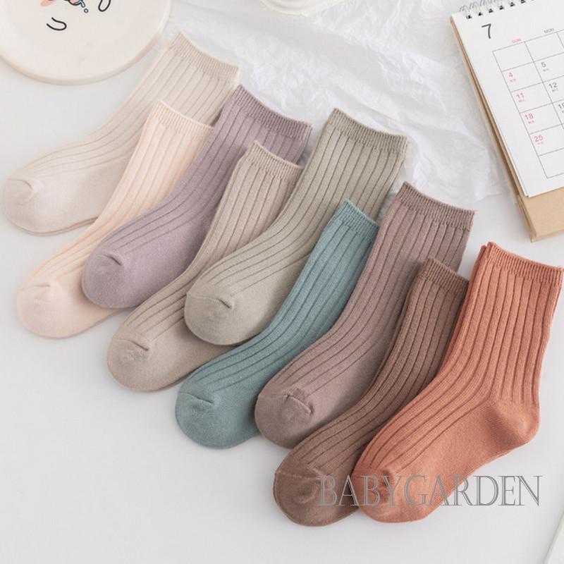Vớ Em Bé Từ 0-4 Tuổi Cổ Vừa Chống Trượt Màu Sắc Xinh Xắn
