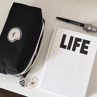 [Crush] Túi đựng bút chì Đồ dùng học sinh đa chức năng Túi đựng vải Canvas